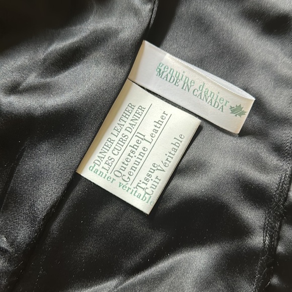 Danier Women’s Black Leather Jacket - Picture 2 of 5